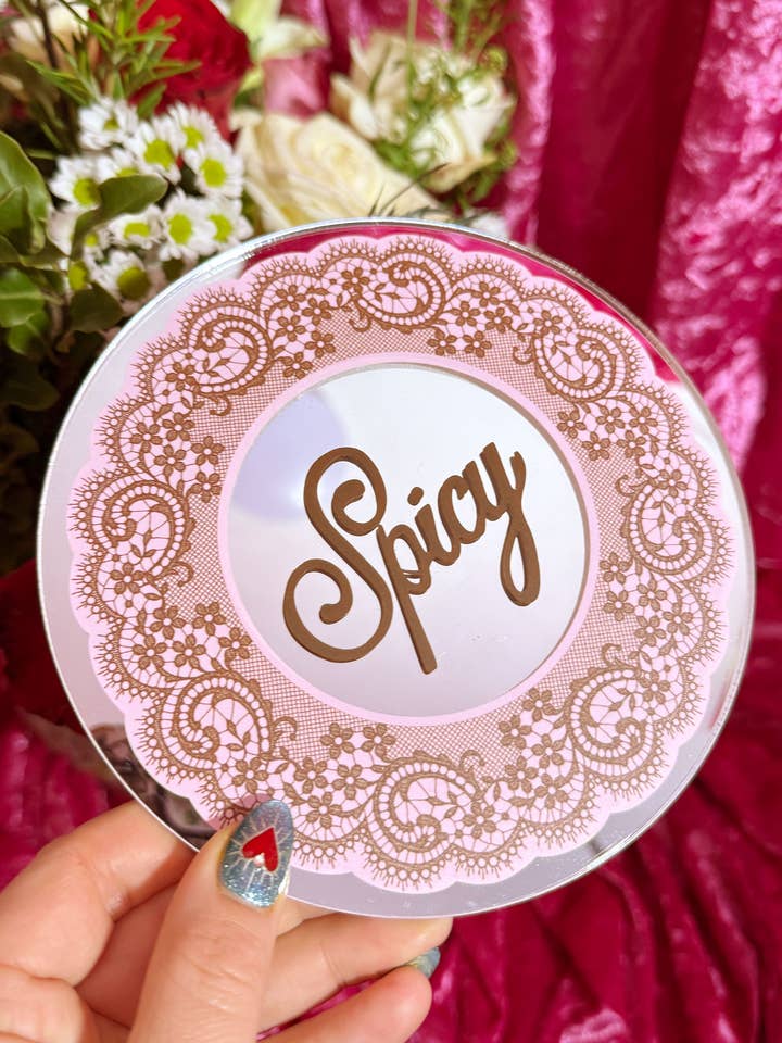 Mini-espelho Renda Picante por atacado de Printed Weird