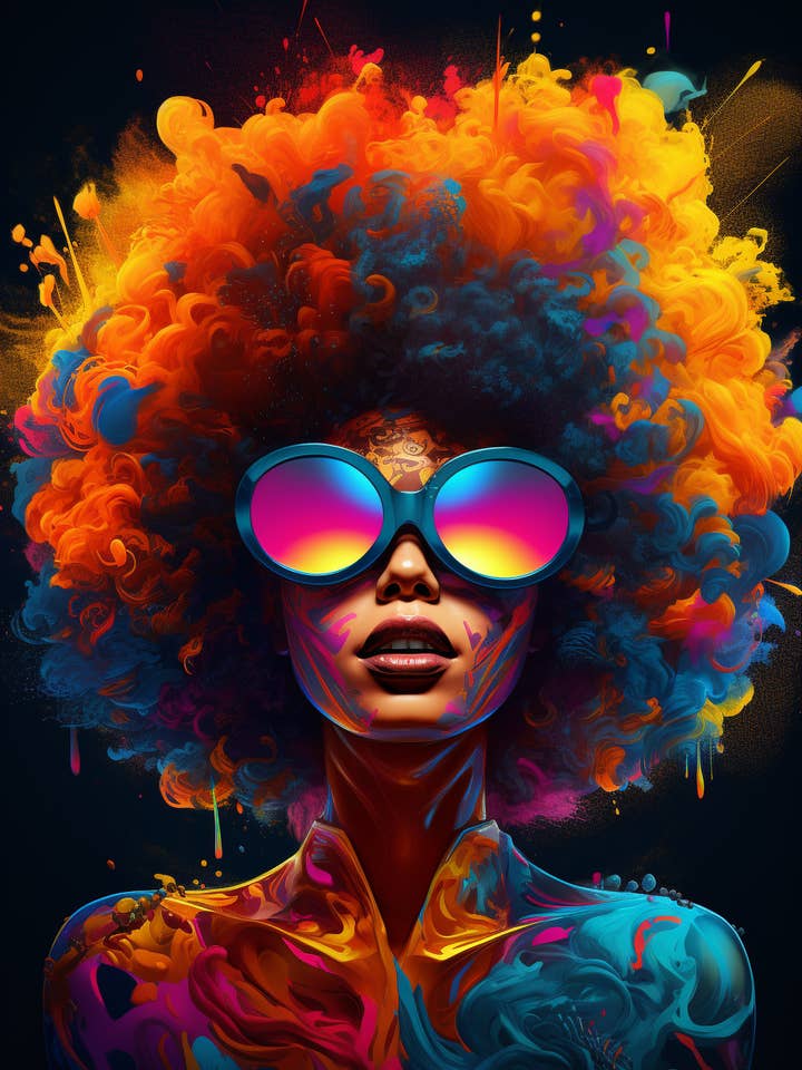 Fire Fro 1 for wholesale by Wayne Flint Digital Portraits