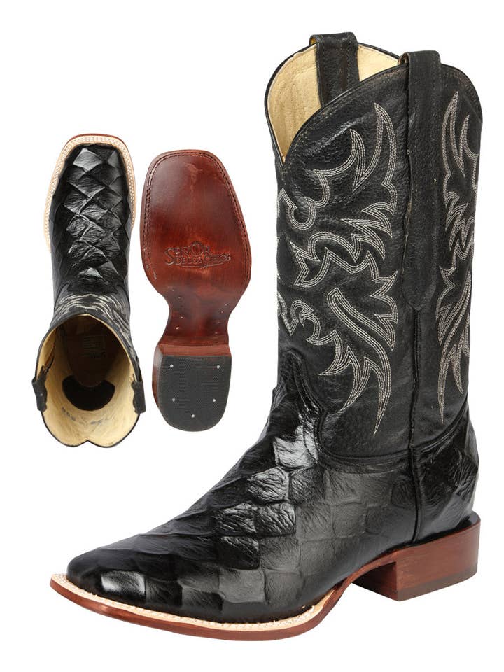 El Señor de los Cielos Imitacion Monster Fish - Black Mod. 44932 for wholesale by Conejo Western Wear