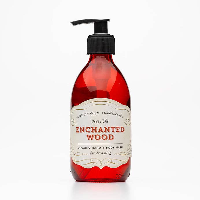 Lavagem corporal orgânica de madeira encantada No.10 - Rose Geranium por atacado de Quintessentially English