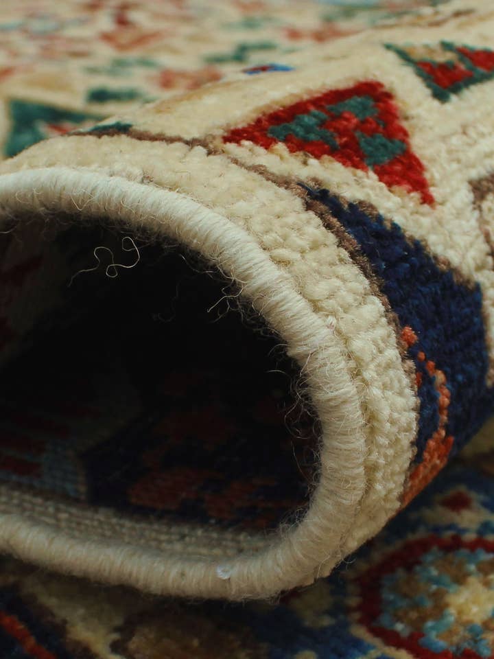 Tapis Ivoire/bleu Aria Johnie, 9'11" x 13'9" pour la vente par Noori Rug