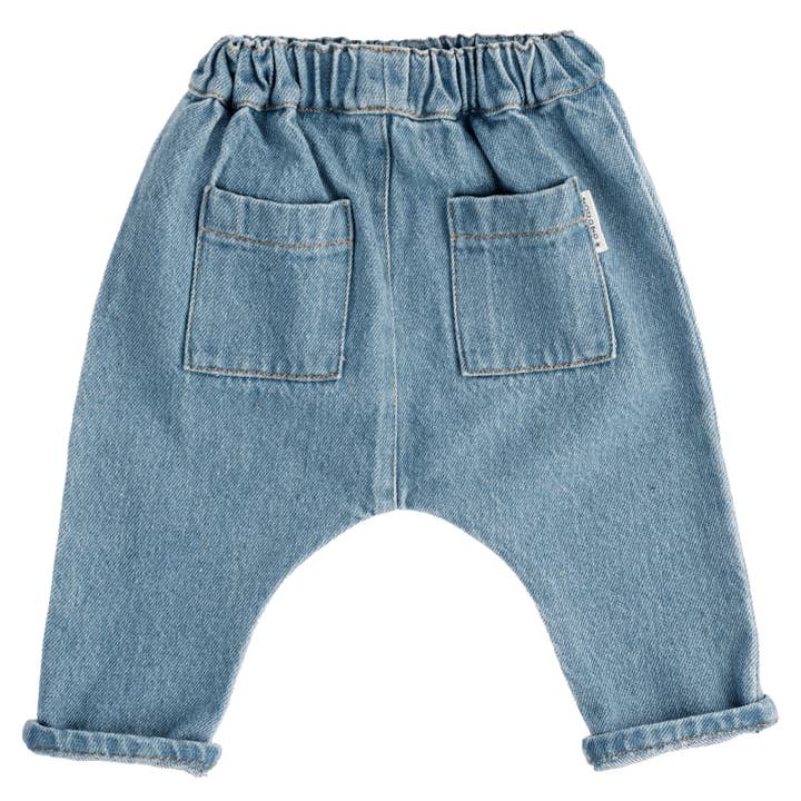 bleu Jean bleu vintage pour bébé S10121 en vente sur Faire1