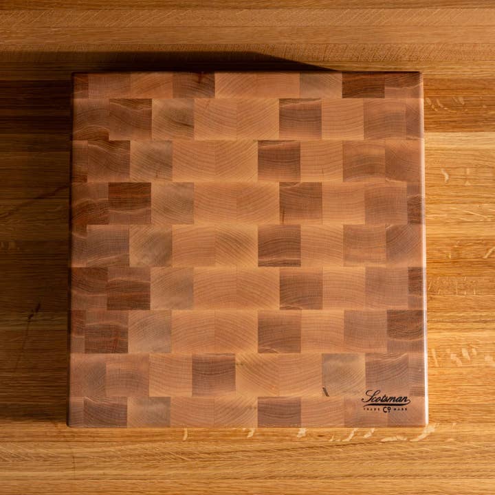 Laurel Mercantile - Wholesale Cutting Board - Maple End Grain Square Butcher Block10