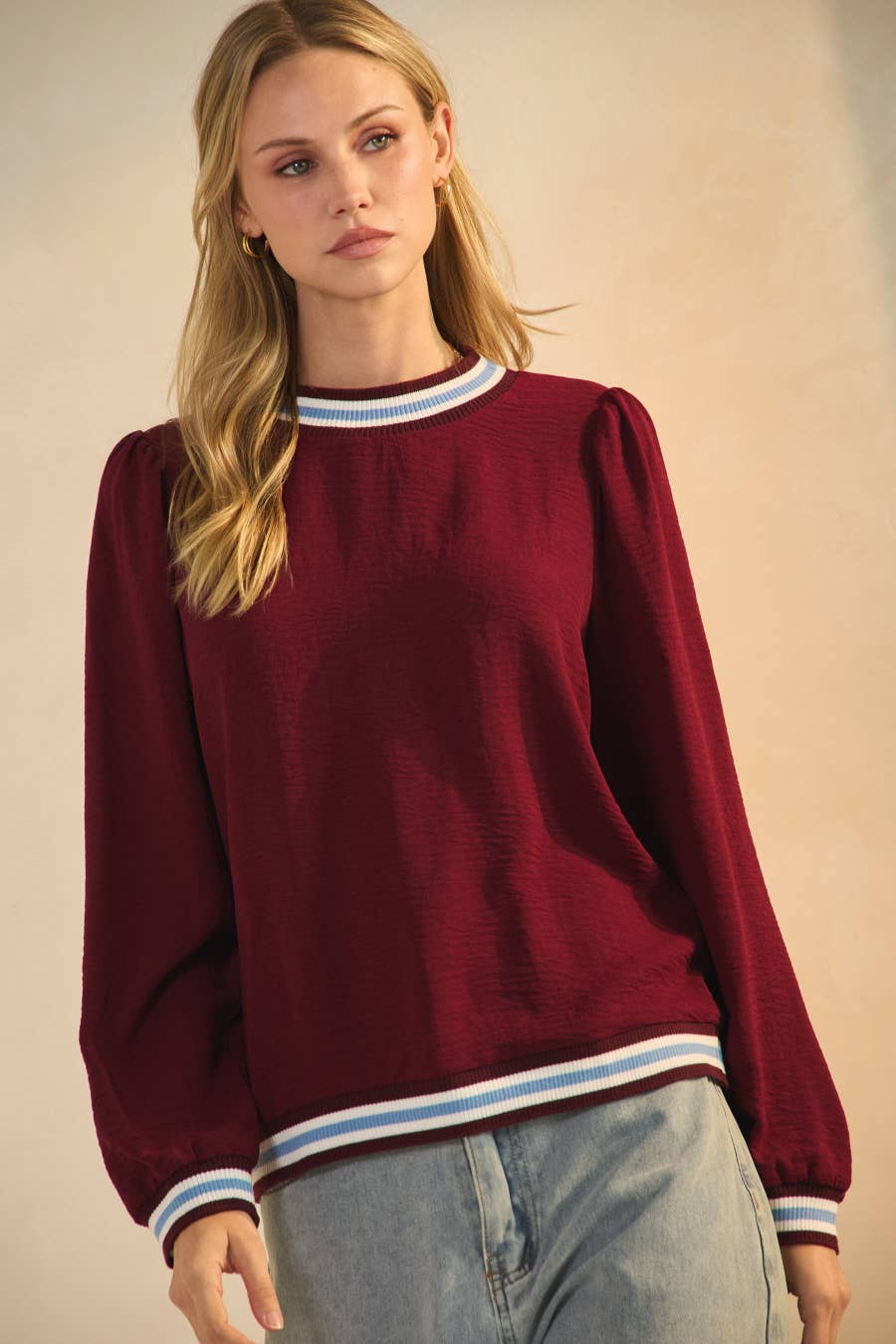 Oddi - Wholesale Knit Top - Women's - Plus Mock Neck Knit Top4