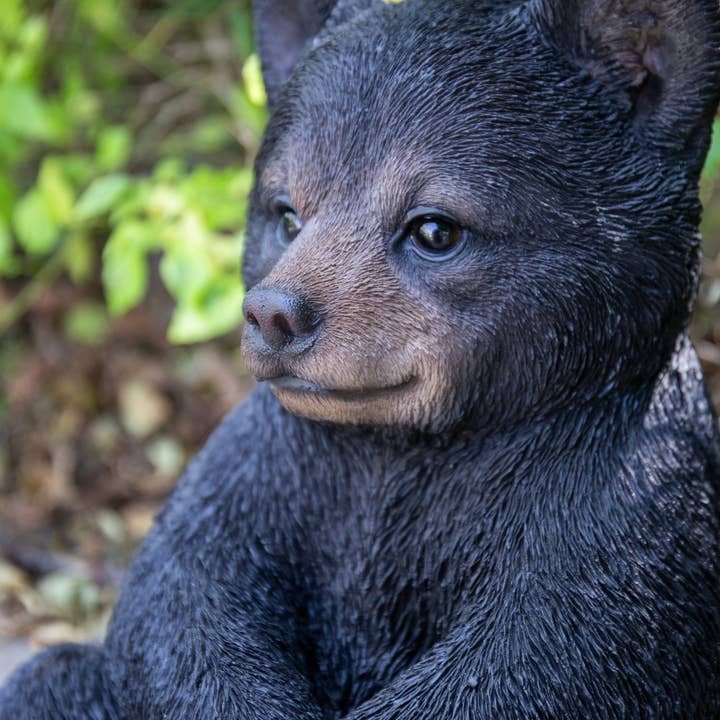 Hi-Line Gift Ltd. - Wholesale Outdoor Ornament/Decor - Sitting Black Bear Cub0