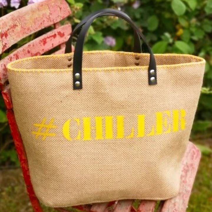 CHILLER jute Tote för wholesale av Grenouille Rouge