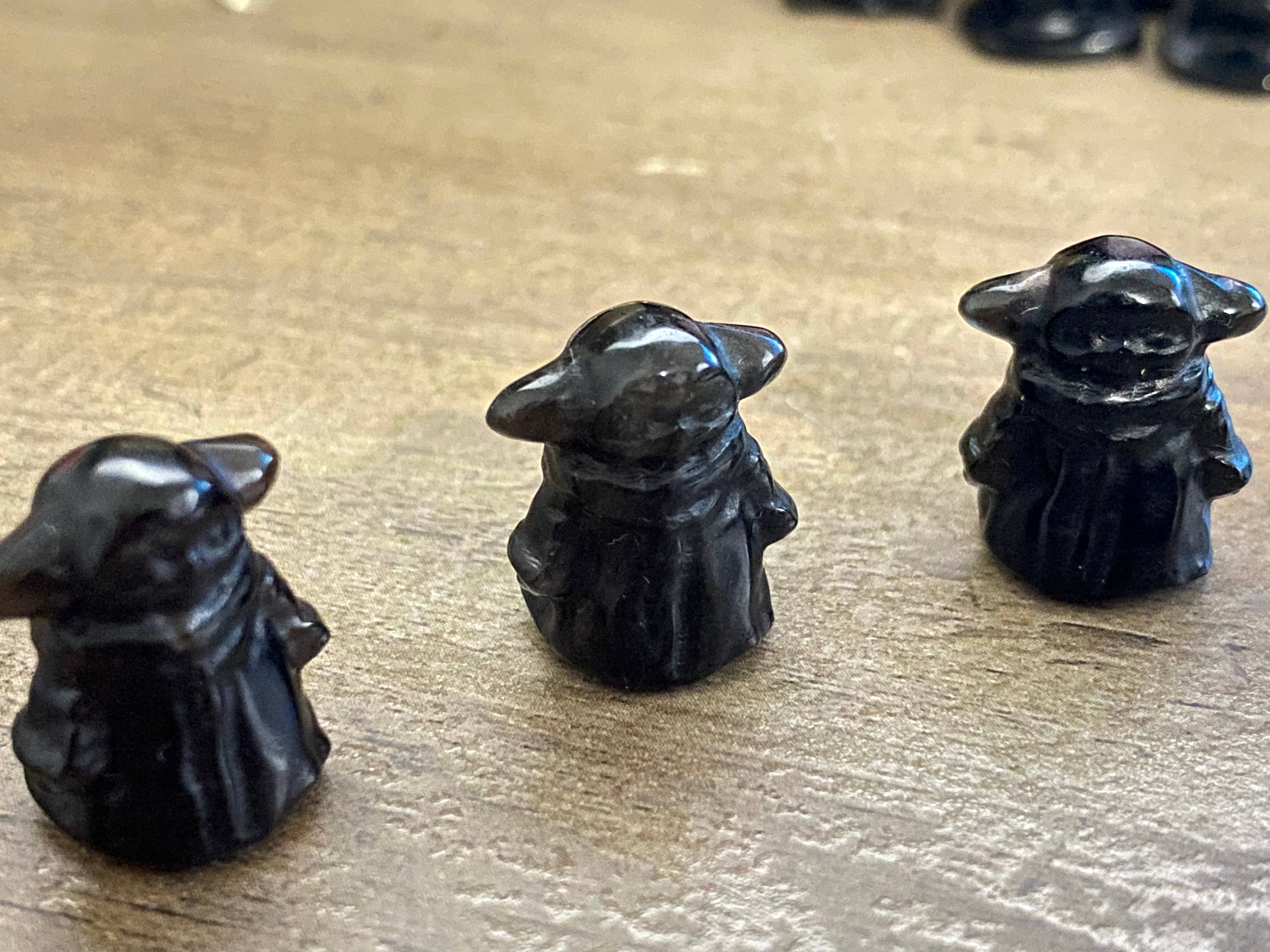 Moon River Designs – wholesale Spiritual stone/crystal – Mini Grogu Crystal Carvings Star Wars Carvings 0