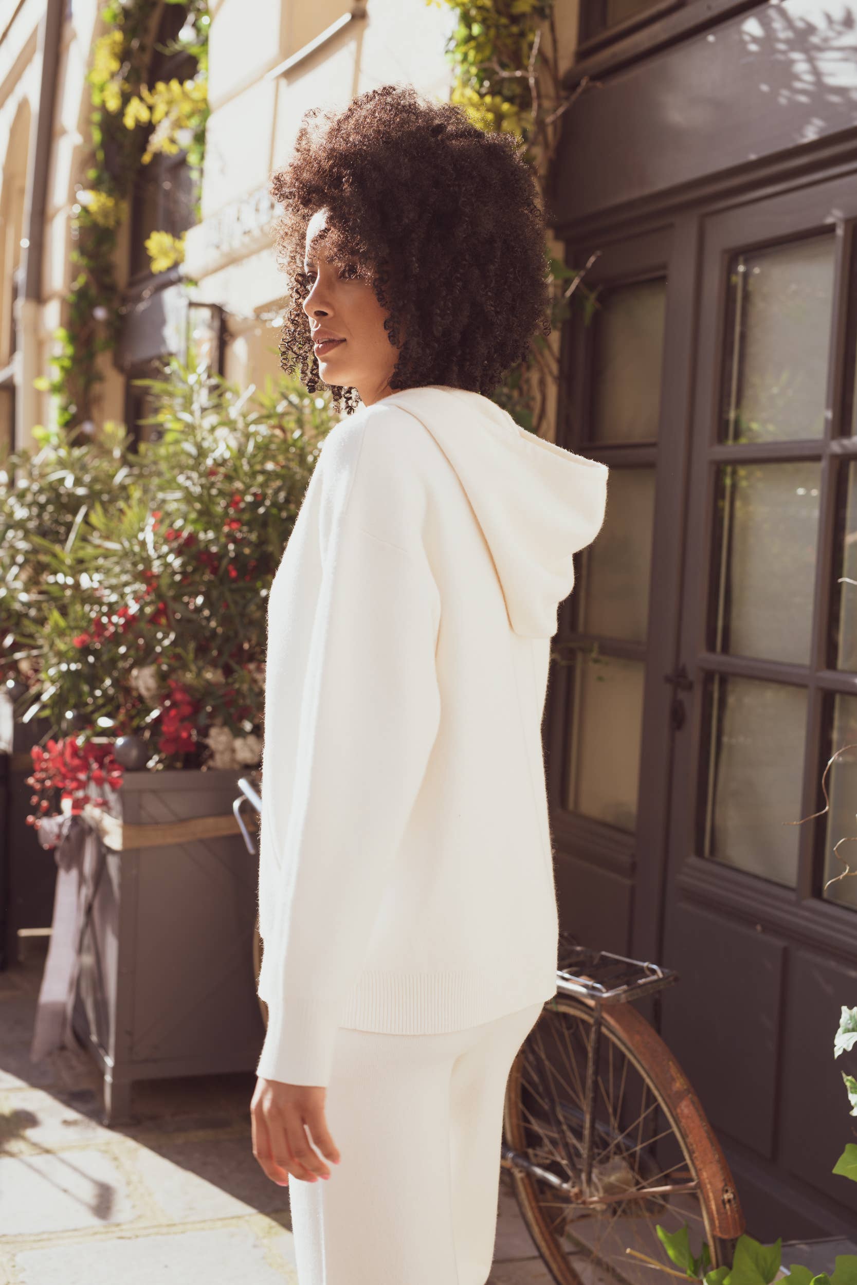 SUNNY STUDIO - Vendita all'ingrosso Felpa con cappuccio - Donna - Felpa con cappuccio e tasche15