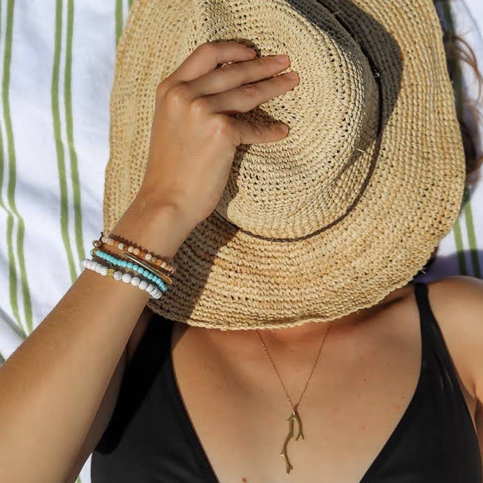 Sailormade - Vendita all'ingrosso Bracciale con perline - Bracciale da donna Rayminder UV Awareness in howlite19