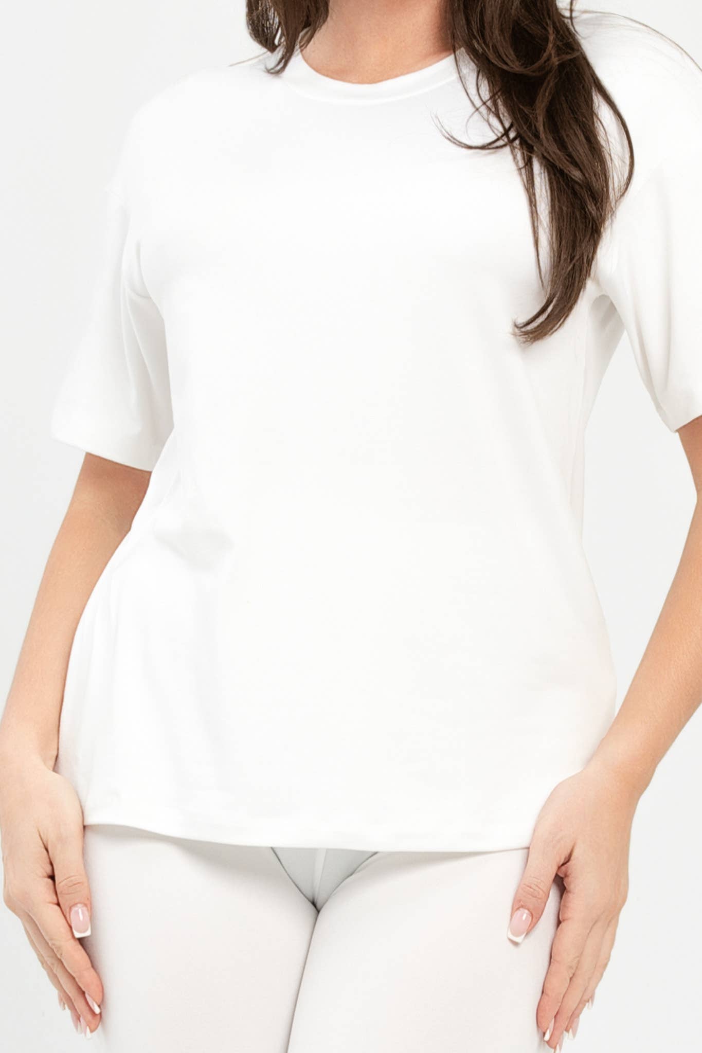 Julia by LoveJ – wholesale Set med topp och byxa – Dam – Set med borstad Dty rundhalsad topp och leggings4