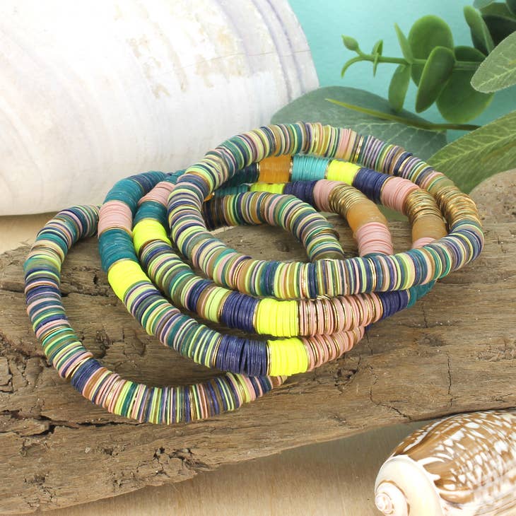 Wholesale Beachside Heishi Bracelet Set for your shop Faire UK