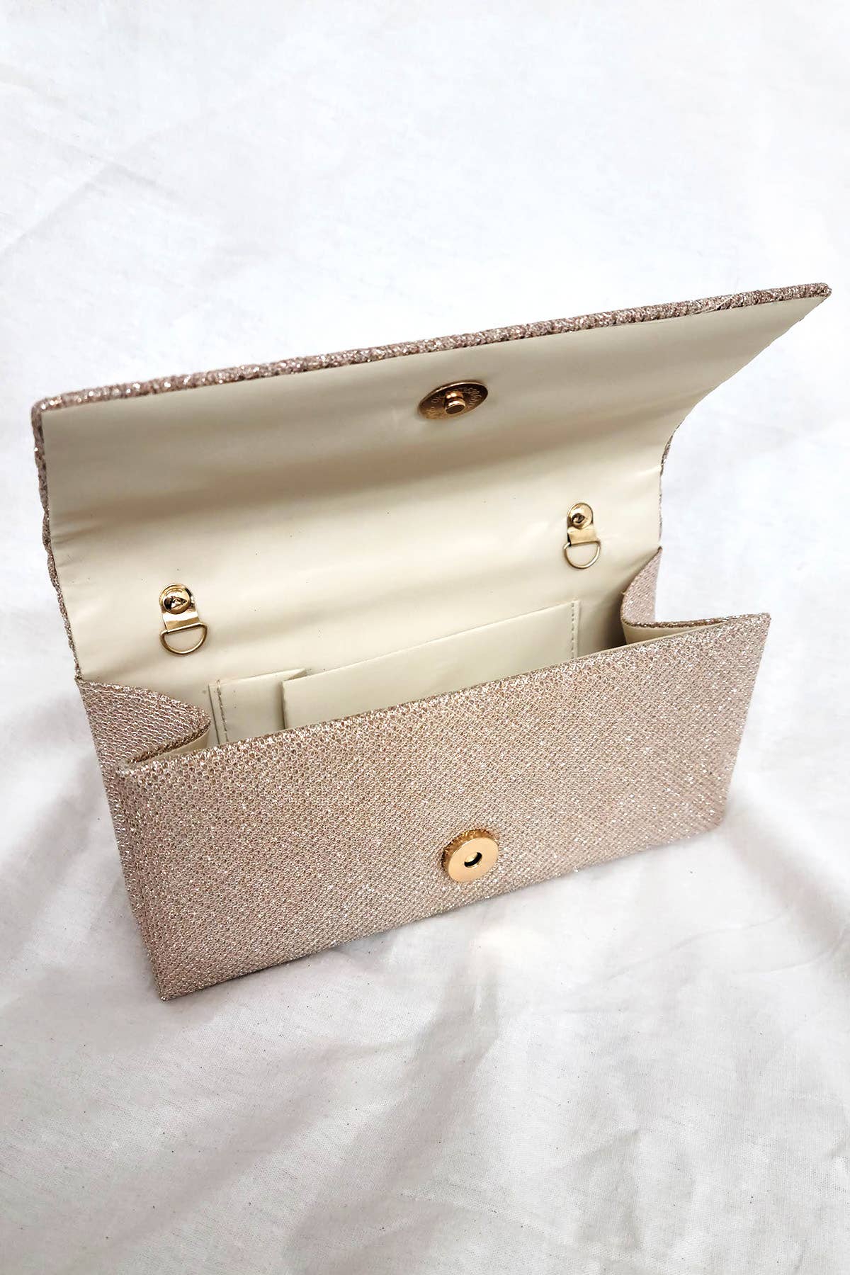 Chicas - Wholesale Clutch Bag - Women's - Sparkling evening bag with adjustable chain FB726827