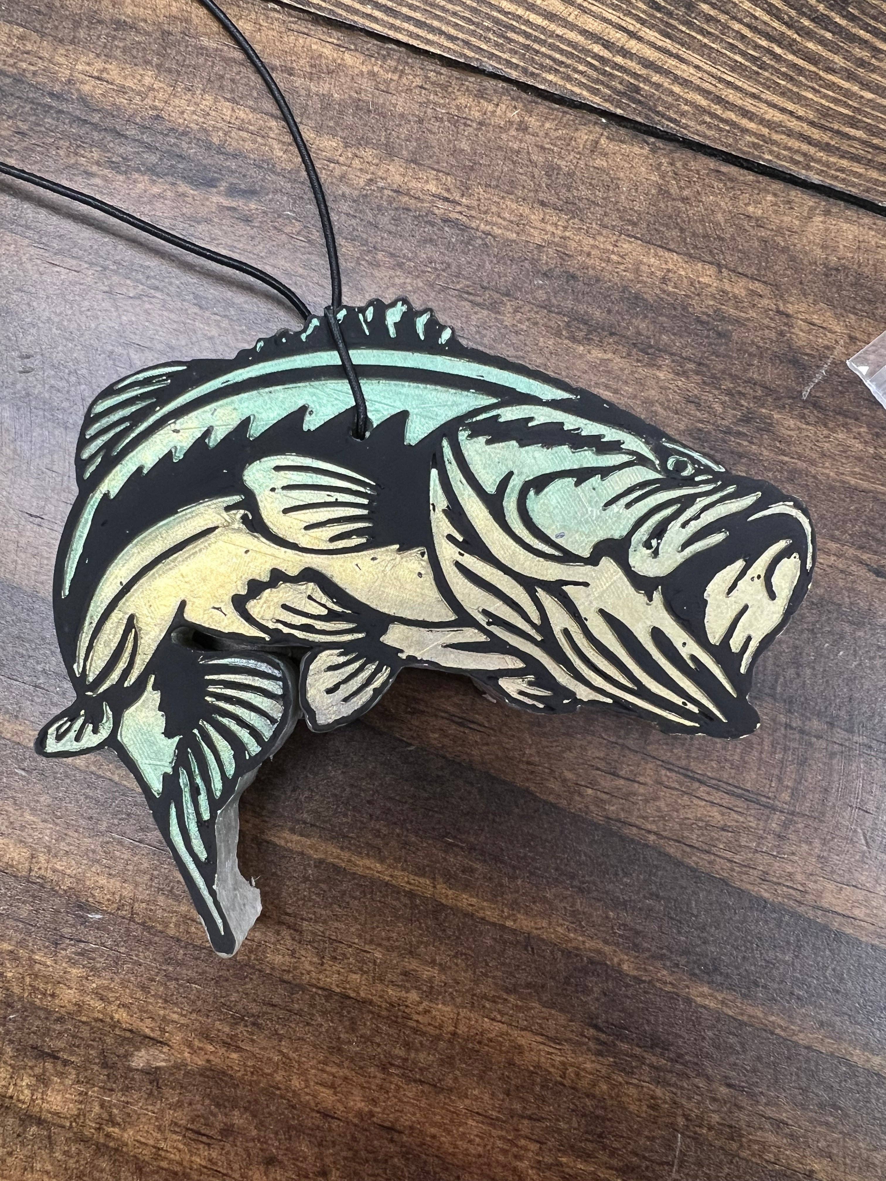 Large Bass Car Freshie for wholesale by Cozy Leopard Boutique