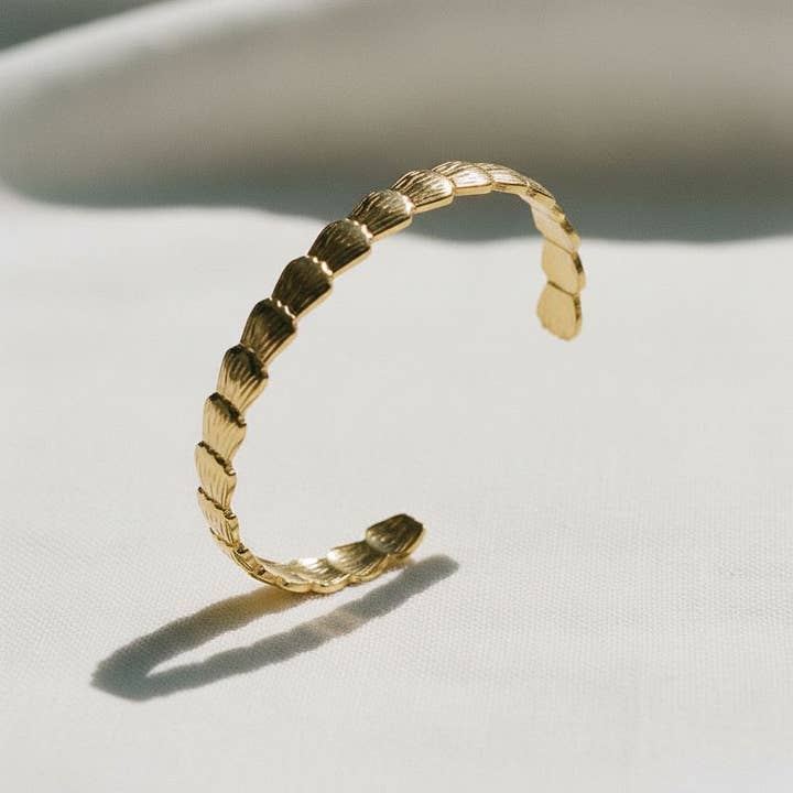 Offenes Design Geometrisches Armreif-Armband für den Großhandel von paperln