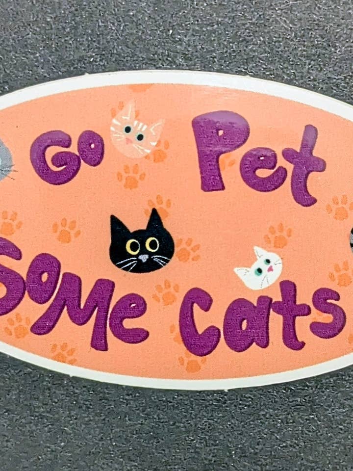 Va caresser des chats pour la vente par Courtney Licata Designs