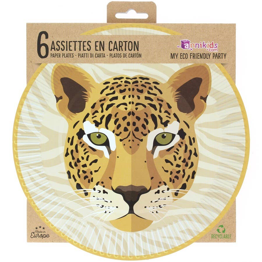 Annikids – wholesale Engångsplatta – 6 Savane papperstallrikar2