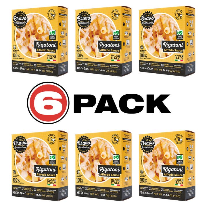 Bravo Bravissimo - Wholesale Pasta Sauce - Rigatoni Alfredo Sauce (pack of 6)1