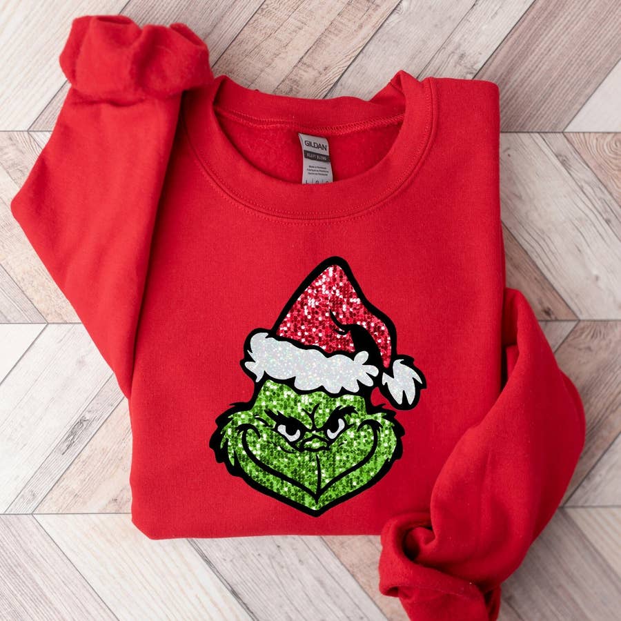Purchase Wholesale grinch sweatshirt christmas. Free Returns & Net 60 Terms  on Faire
