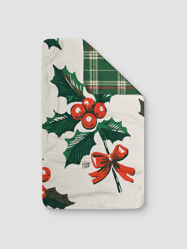 Holly Plaid Reversible for wholesale by Loom Loom