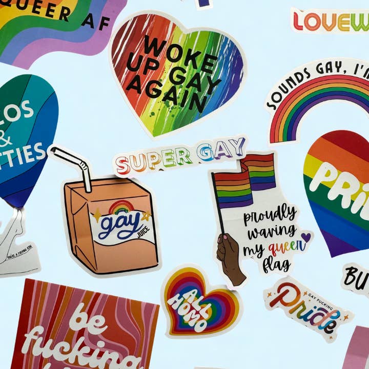 As Told By Ellie - Vendita all'ingrosso Adesivo - Pacchetto di Adesivi Pride – 28 Adesivi in Vinile LGBTQ+ Mese dell'Orgoglio3