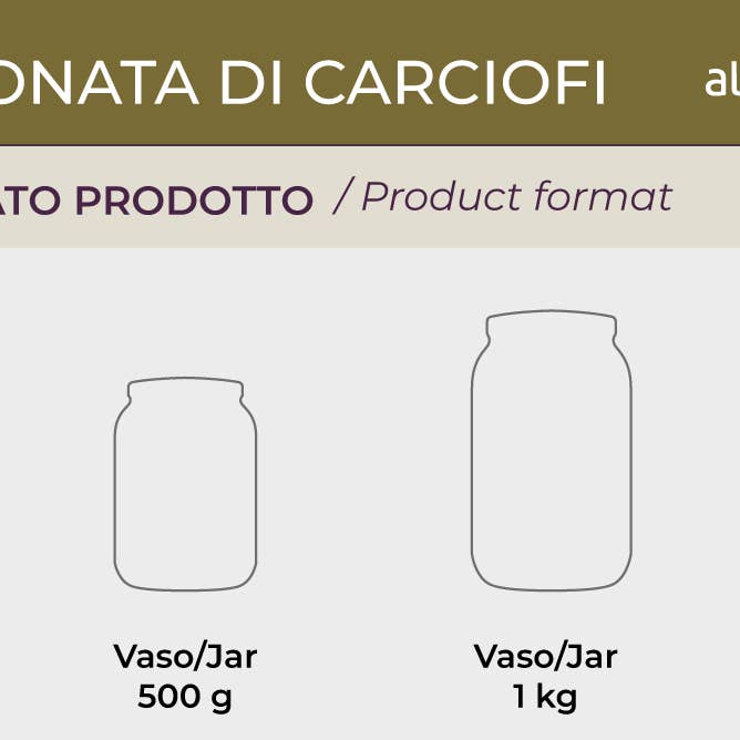 almasicily - Wholesale Pasta Sauce - Sicilian Artichoke Caponata 500g Jar12