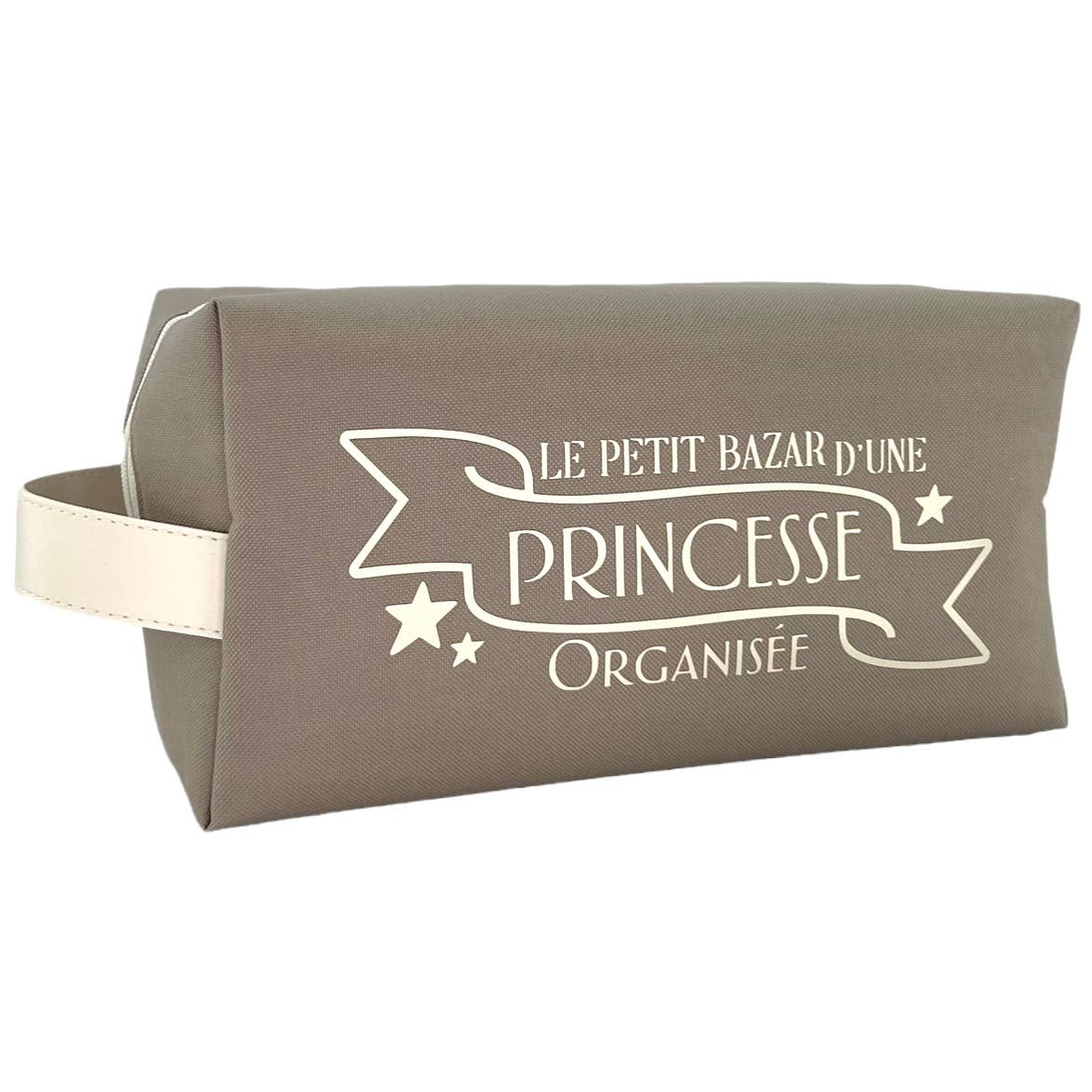 Emmanuel Création - Wholesale Toiletry Bag - Women's - Nomad kit M, “The small bazaar of a...” Broooklyn beige3