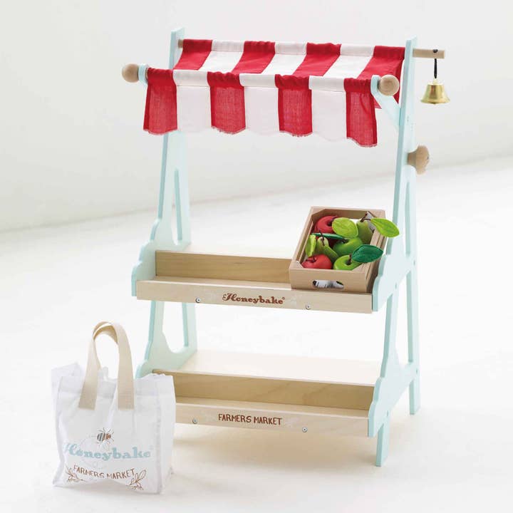 Le Toy Van, Inc. - Wholesale Wood Toy - Kids - Wooden Market Stall & Fruit Play Food Crate
