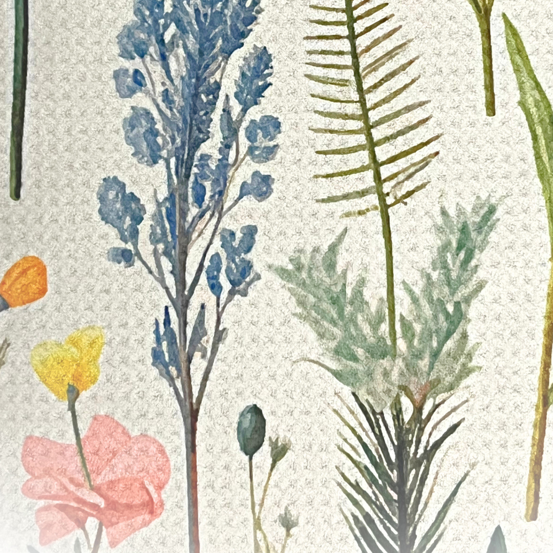 Paper Baristas - Wholesale Tea Towel - Botanical Wildflower | Recycled Microfiber Waffle Tea Towel2