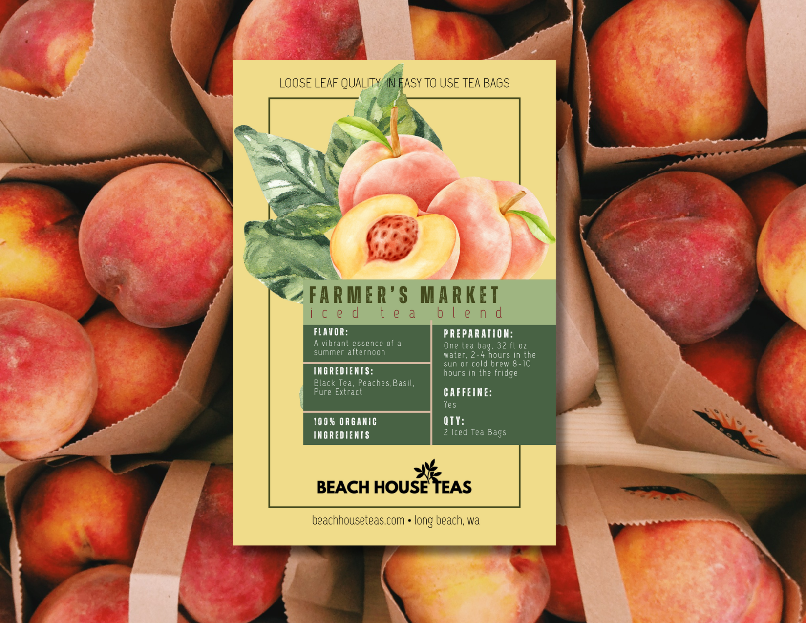 Beach House Teas - Venta al por mayor Té helado - Paquetes de Té Helado para Llevar4