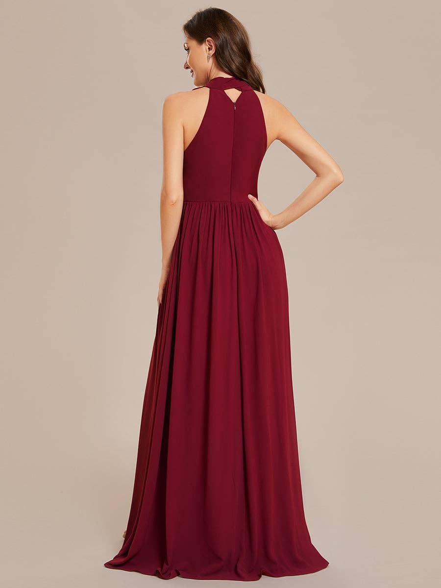 Ever-Pretty – Großhandel Abendkleid – Damen – Chiffon-Abendkleid mit Neckholder-Ausschnitt und ärmellos.10