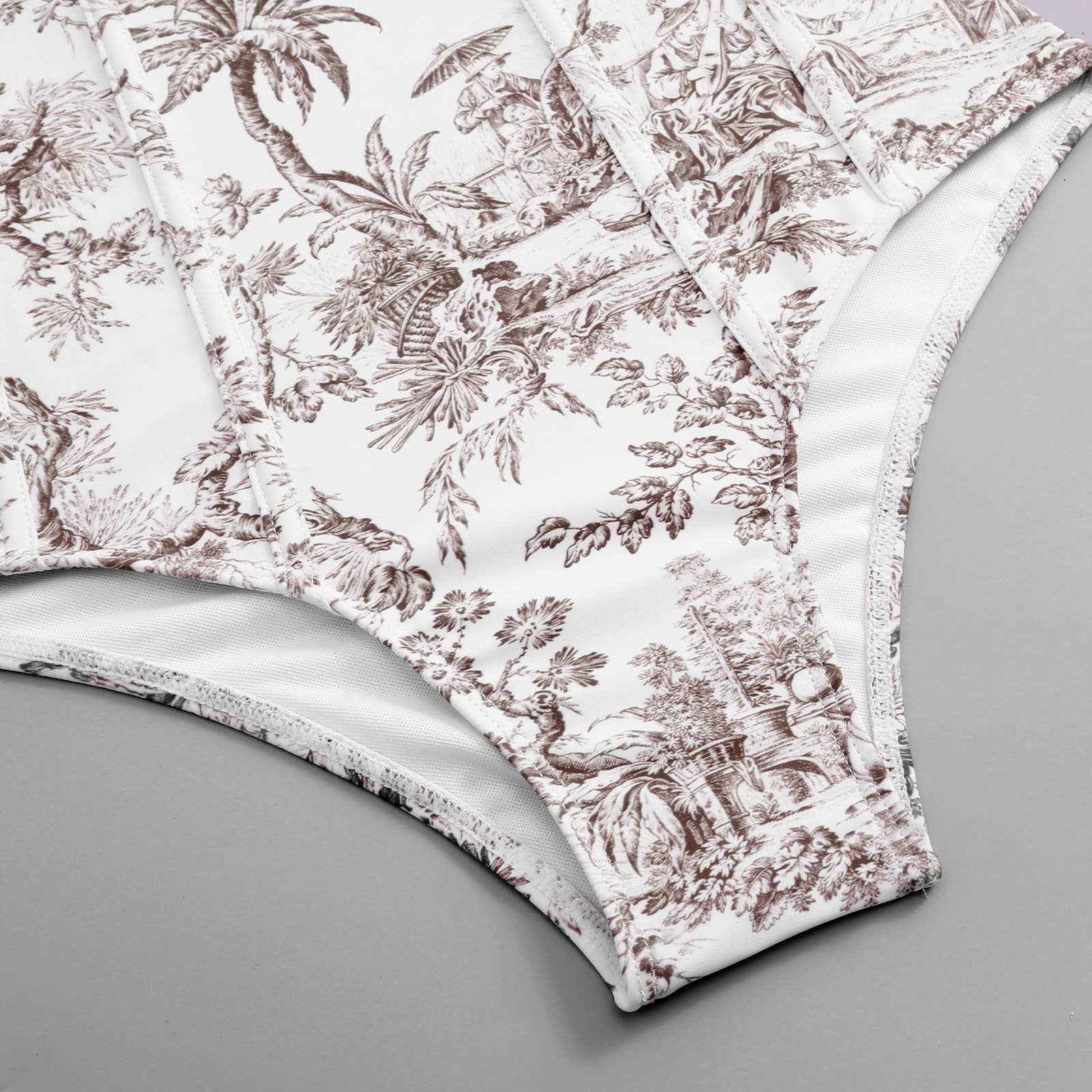 Sweetkama - Wholesale Two Piece Swimsuit - Women's - Open Back One Piece Swimsuit with Cover Up Y8012