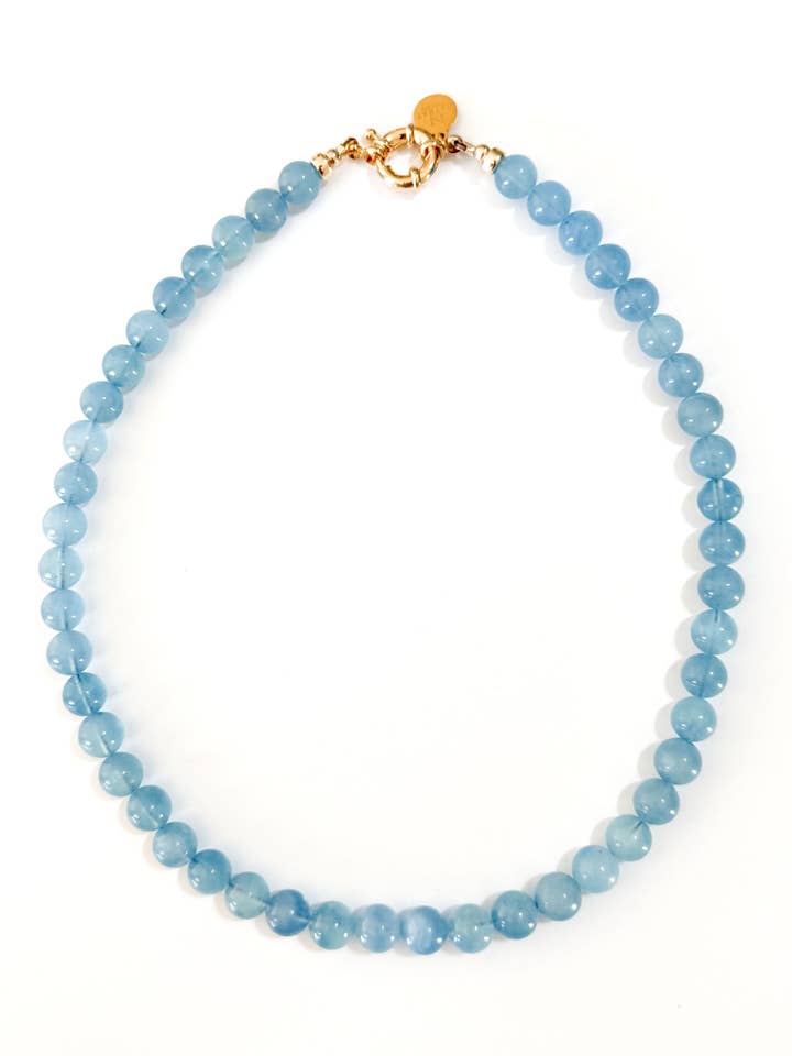 GALLERIA NECKLACE ~ Aquamarine for wholesale by Natnat Creations