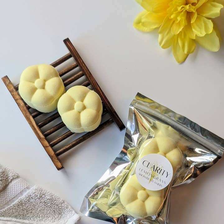 Beachy Bubbles Bath Co - Wholesale Shower Steamer/Bomb - Clarity Shower Steamers0