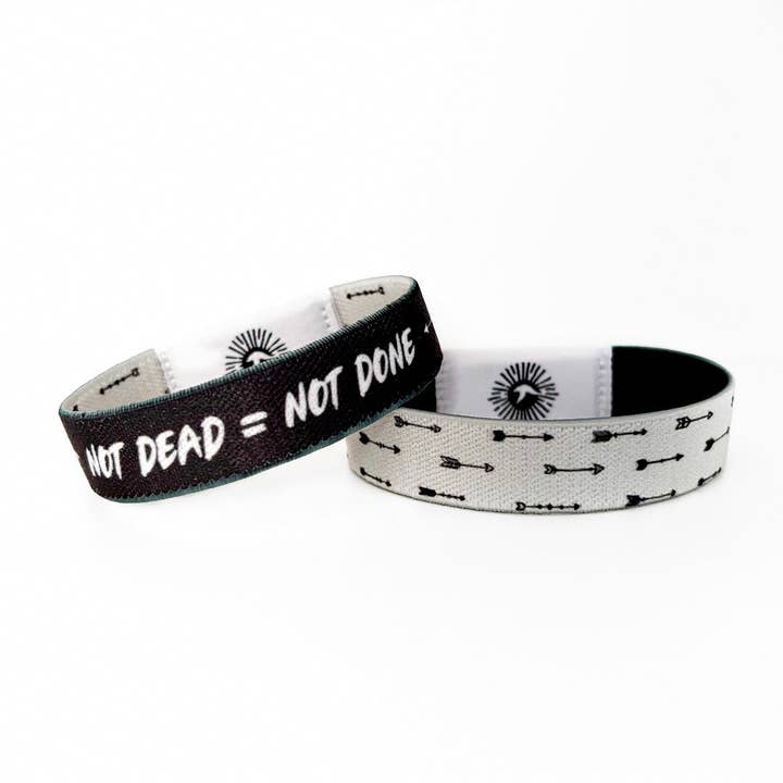 Not Dead Equals Not Done Daily Bible Verse Bracelet for wholesale by Free Luma
