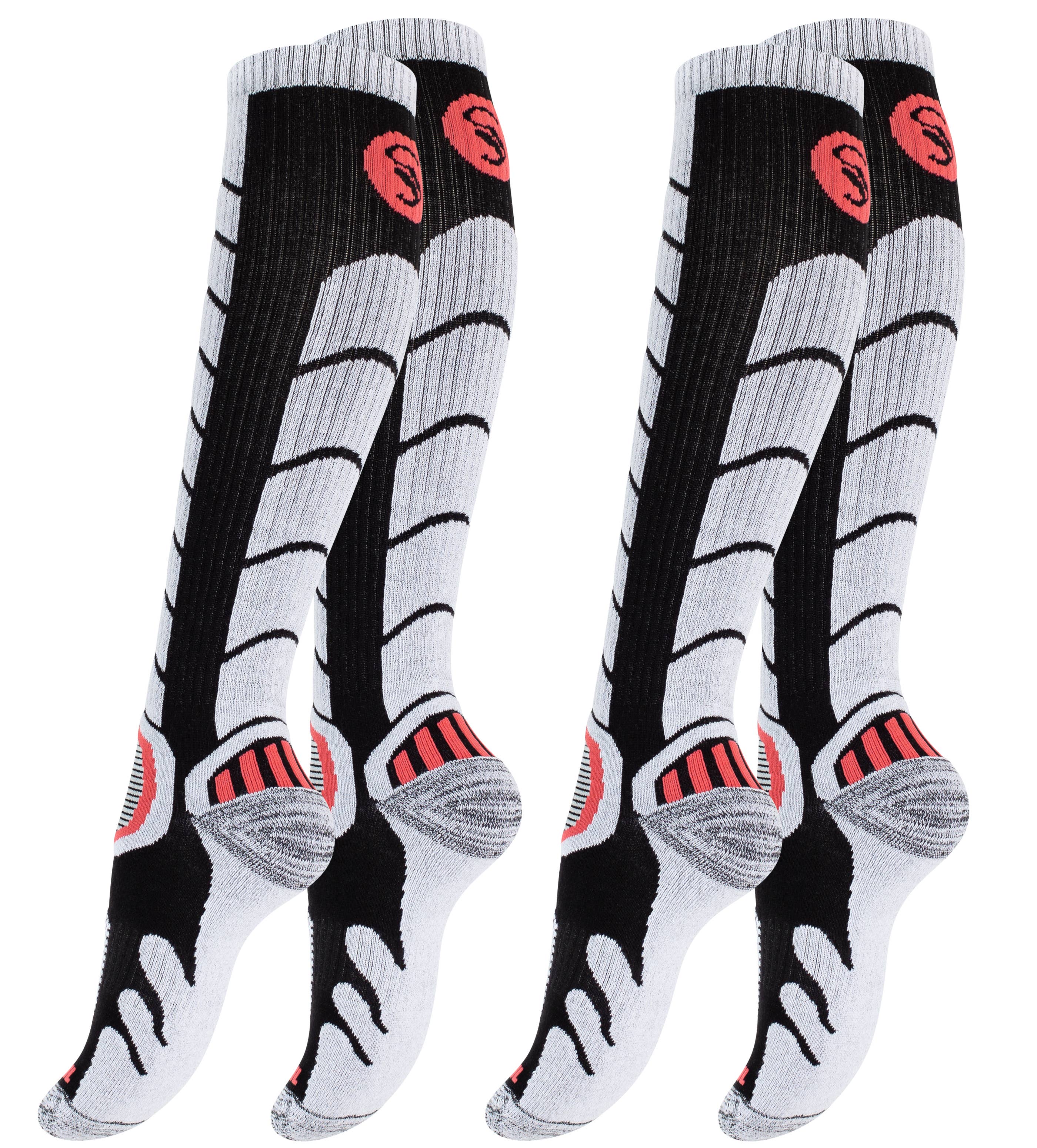 Stark Soul - Vente Chaussettes – unisexe - Chaussettes de ski et snowboard avec rembourrage spécial3