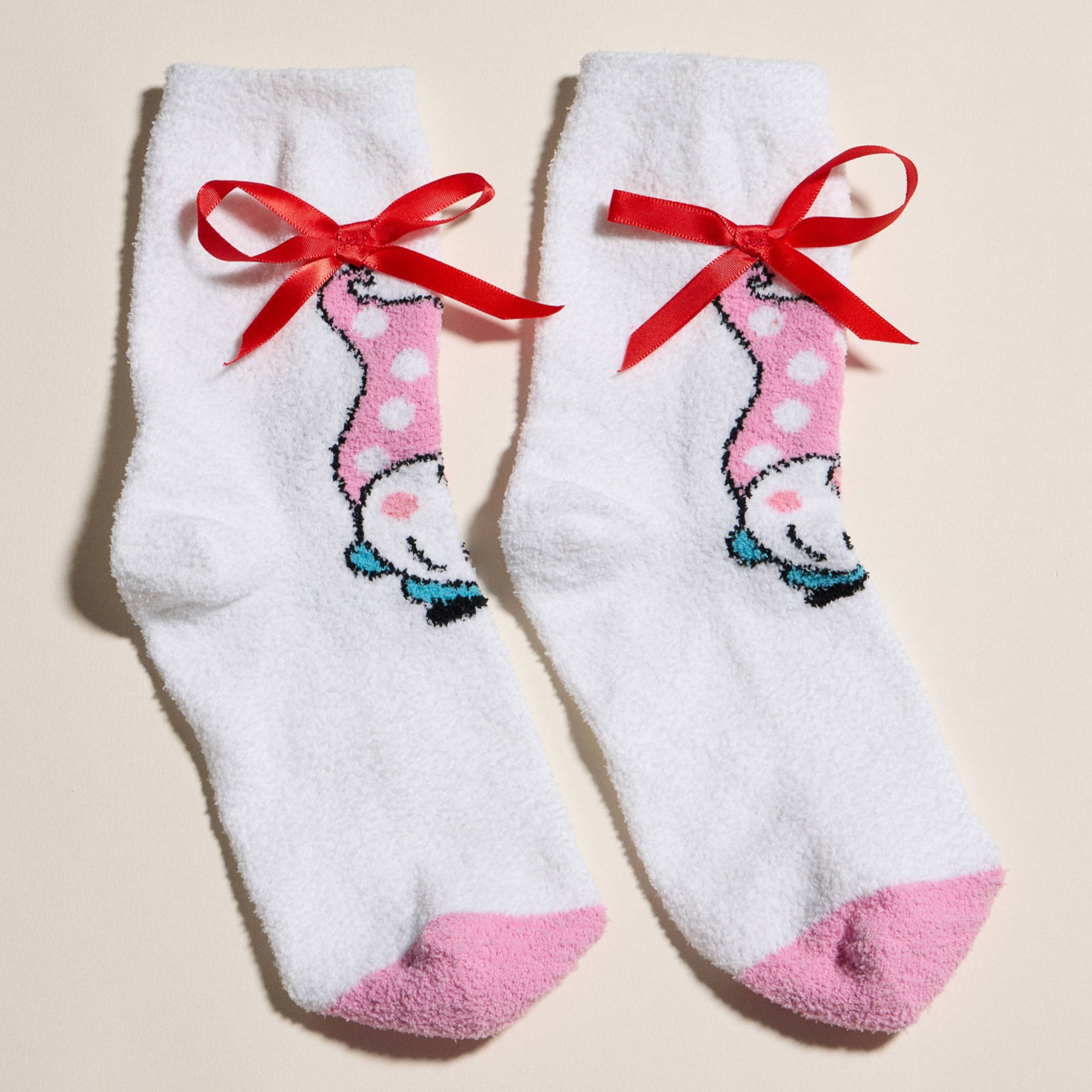 Hana - Vendita all'ingrosso Calzini - Donna - Calze Invernali Morbide e Accoglienti a Tema Natalizio (4 Paia)5