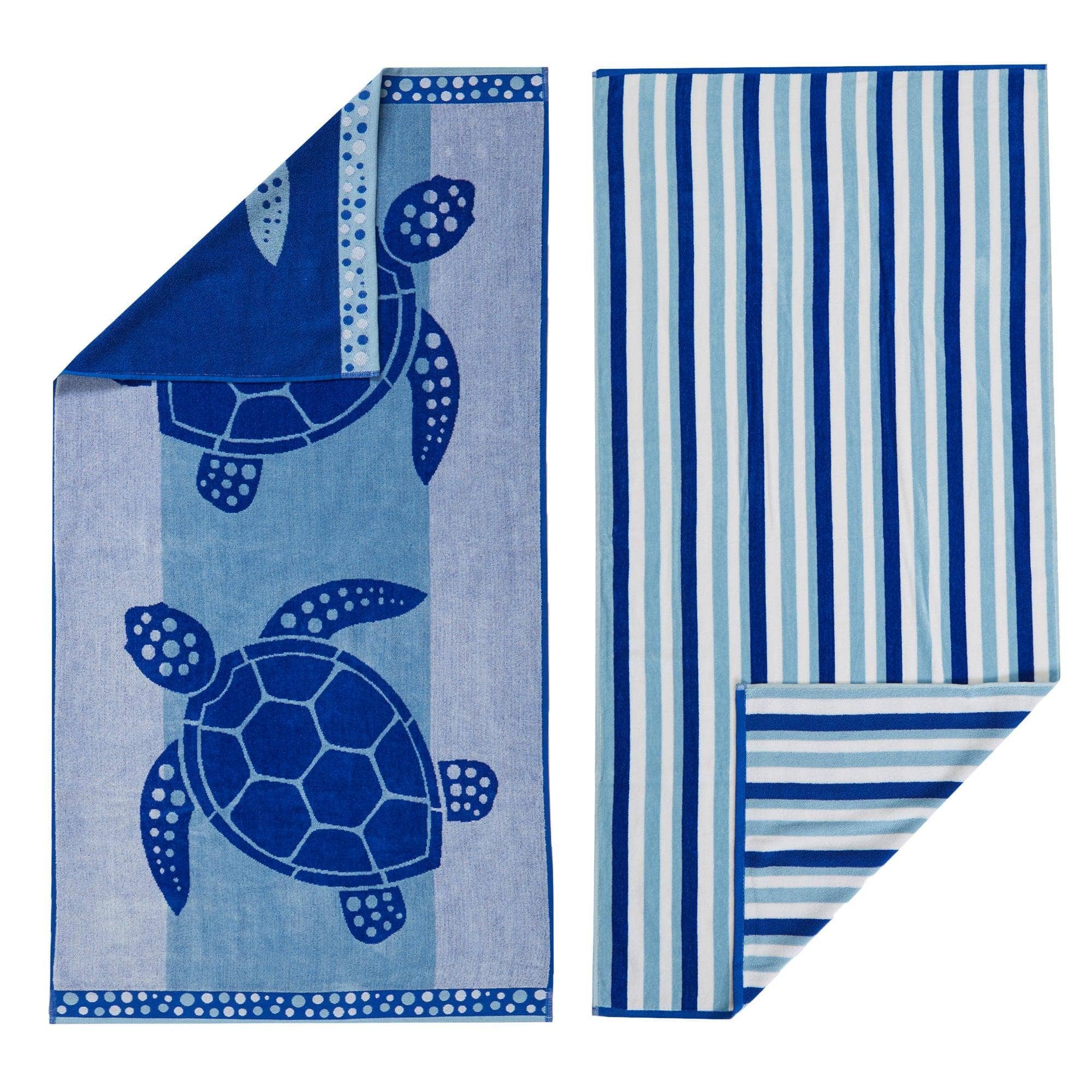 BH Collective - Wholesale Beach Towel - Beach Towels - 100% Cotton Jacquard, 2pk  - Playa Collection29