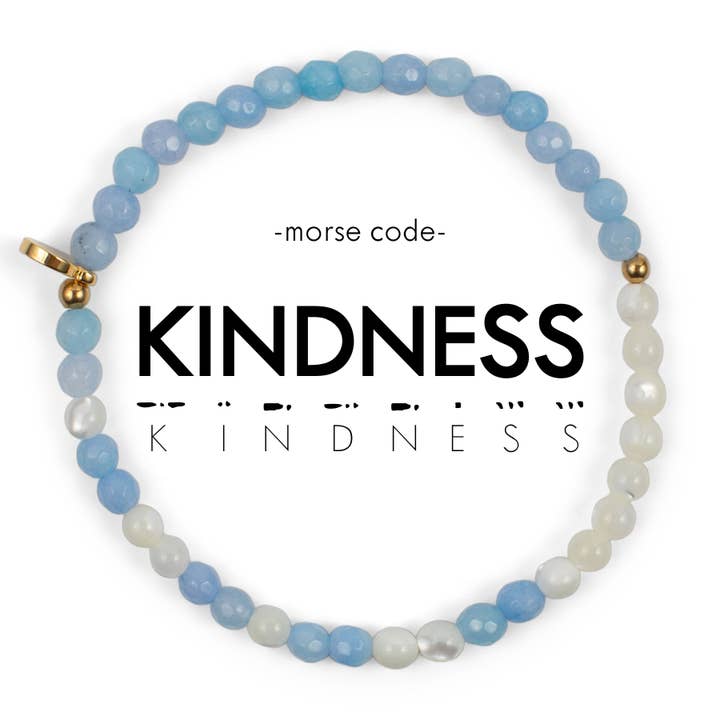 ETHICGOODS – wholesale Beaded bracelet – Morse Code Bracelet | KINDNESS