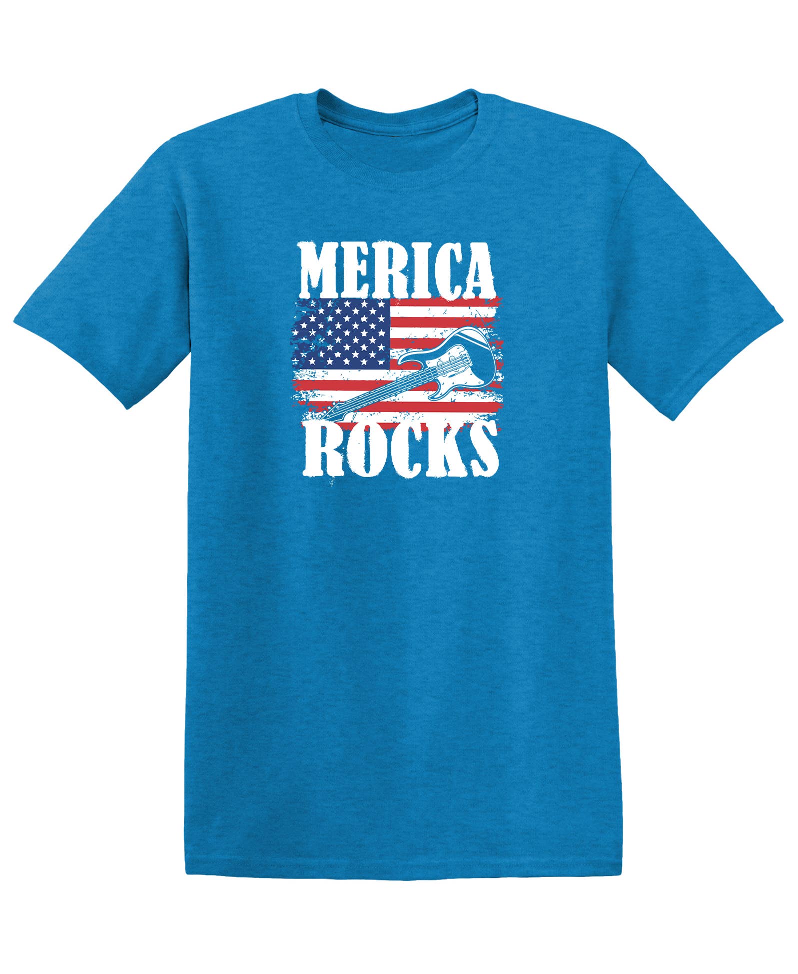 Feelin Good Tees - Wholesale Screen Printed T-Shirt - Unisex - Merica Rocks.19