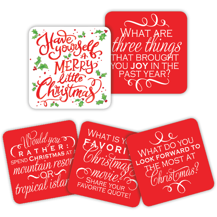 RosanneBeck Collections - Wholesale Onderzetters - Heb jezelf een vrolijk gesprek onderzetters0