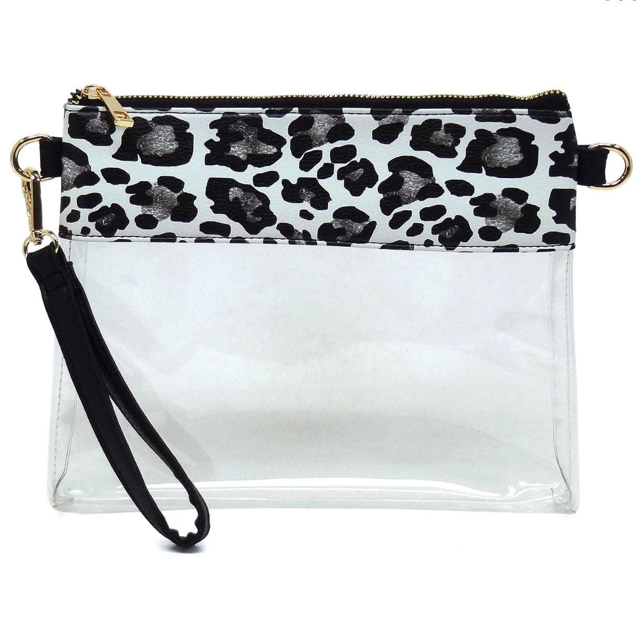 MiMi Wholesale - Wholesale Crossbody Bag - Women's - AD200T Game Day Clear Crossbody Bag/Clutch1