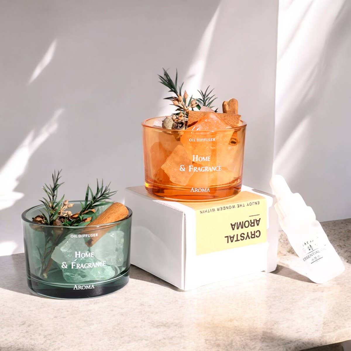 Crystolver (We Cover All Import Fees) - Wholesale Reed Diffuser - Crystal Aroma Home Scent Stone Diffuser7