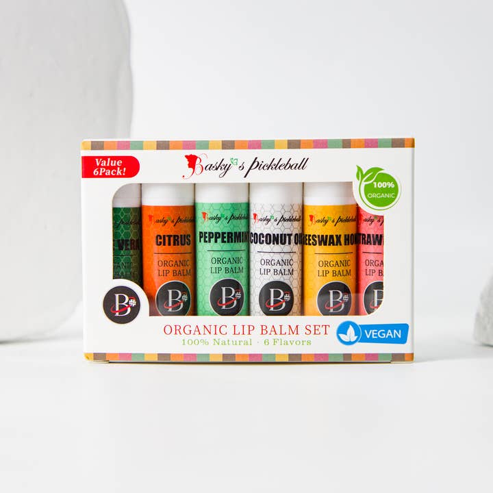 Basky's Pickleball Læbepomade Sæt - 3 PAKKE for engroshandel hos Basky's Pickleball