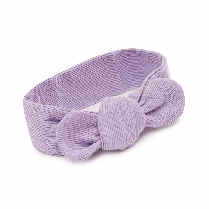Snuggle Hunny - Wholesale Fashion Headband - Baby - Jacaranda Ribbed Organic Topknot