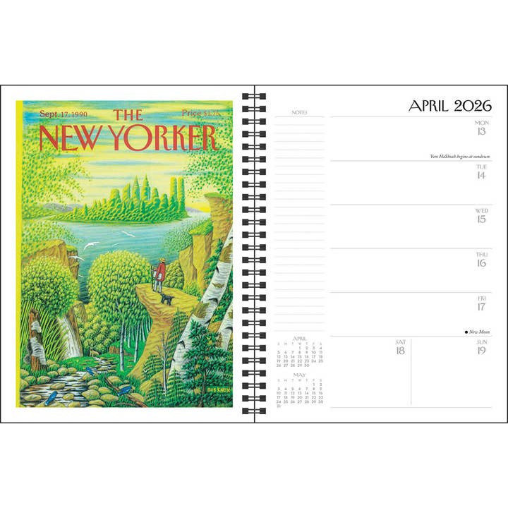 BrownTrout Publishers - Wholesale Planner - New Yorker Magazine 2026 Monthly/Weekly Agenda Plan Calendar2