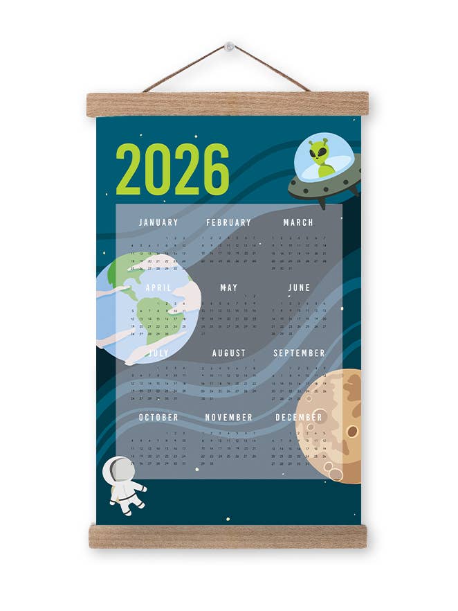 Calendário Espacial de Parede 2026 por atacado de IMPAPER