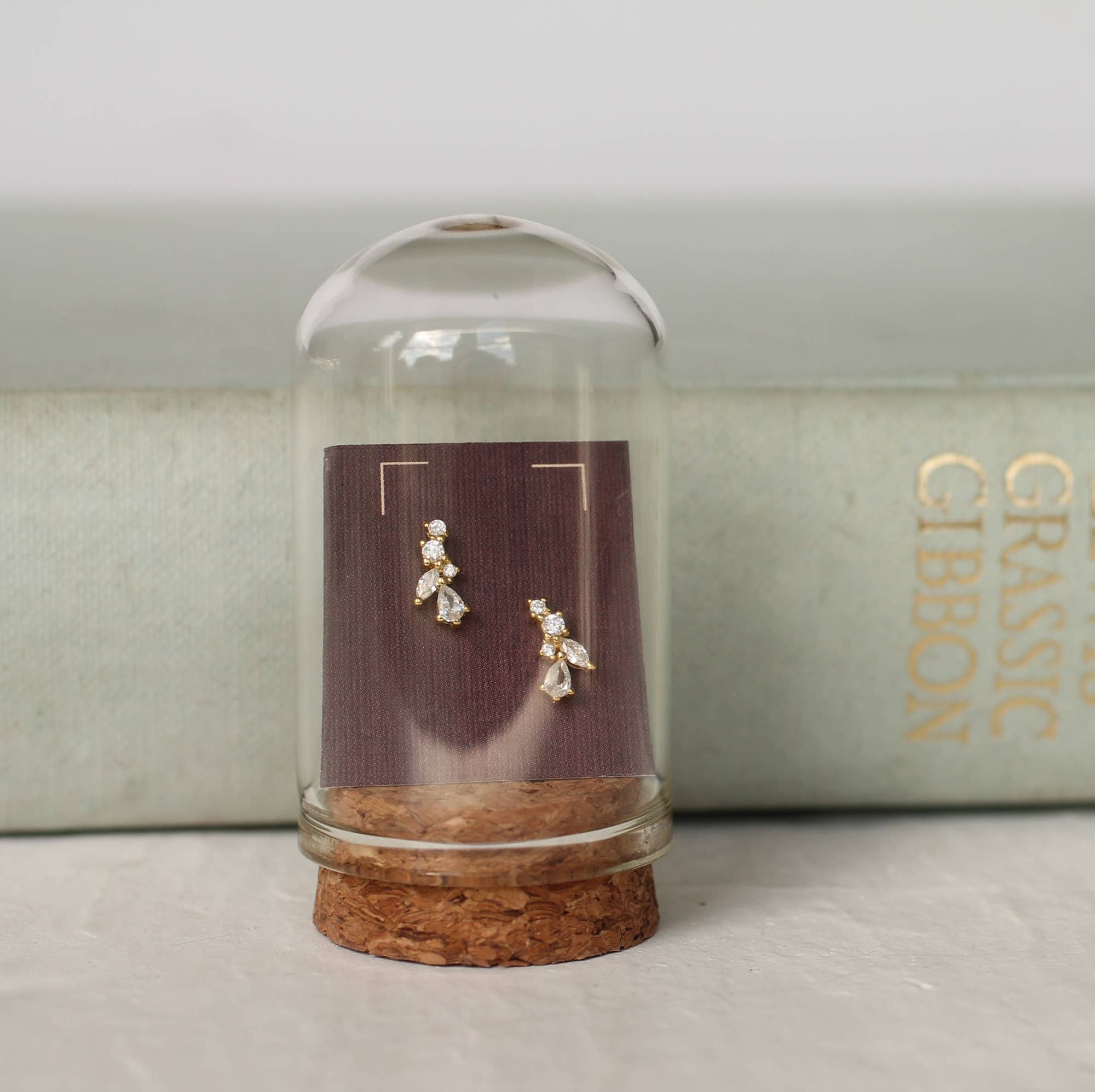 Silk Purse, Sow's Ear - Wholesale Stud/Post Earrings - Fairy Wing Tiny Petal Leaf Stud Earrings2