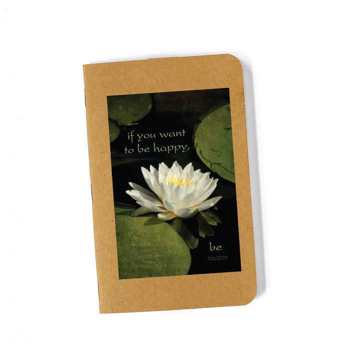 Waterlily Notebook for wholesale by Avant Garden Studio