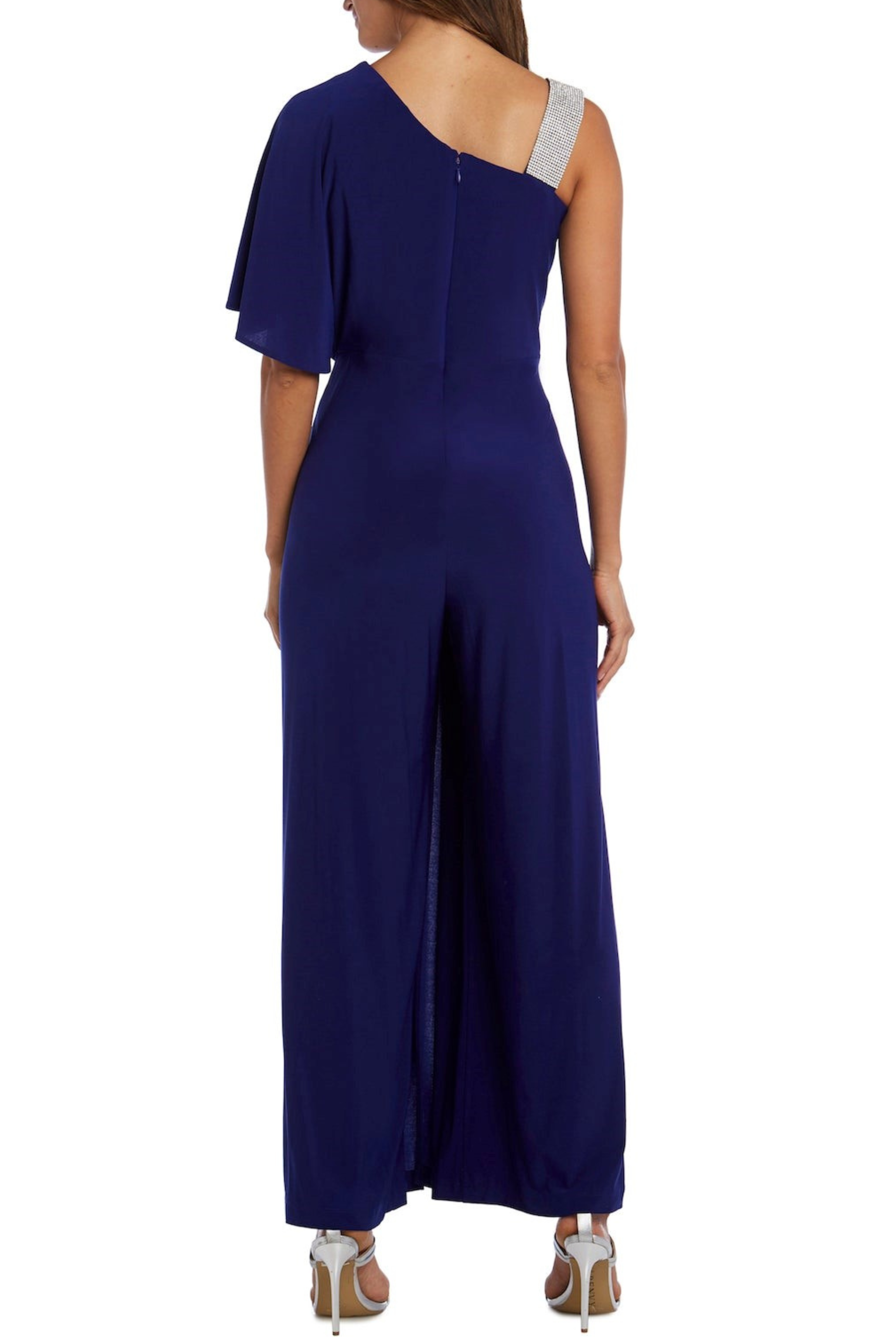 New Yorker's Apparel – wholesale Jumpsuit – Women's – RM Richards Studded One Shoulder Overlay Jumpsuit1