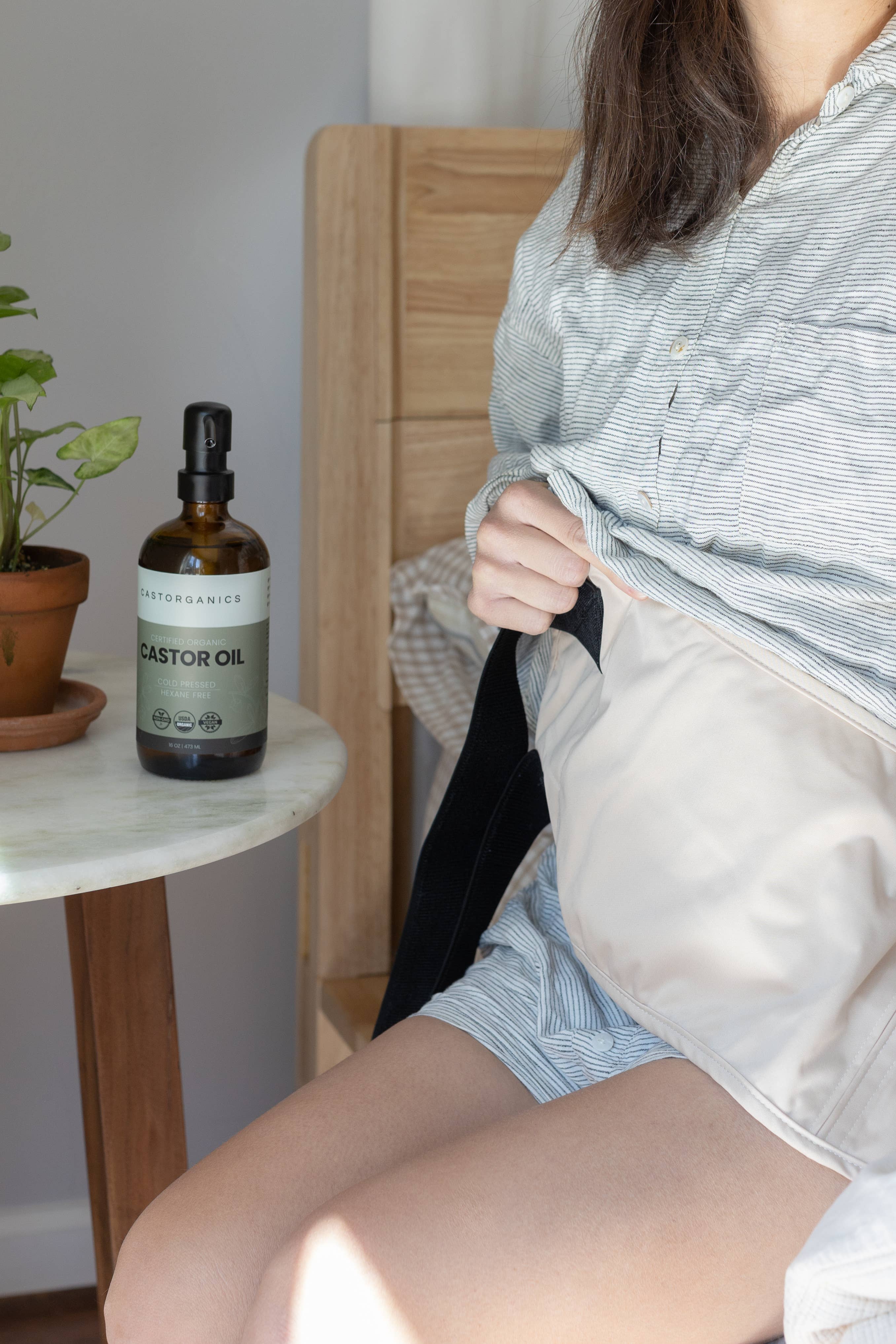 CASTORGANICS - Wholesale Cotton Pad - Organic Cotton Castor Oil Packs4